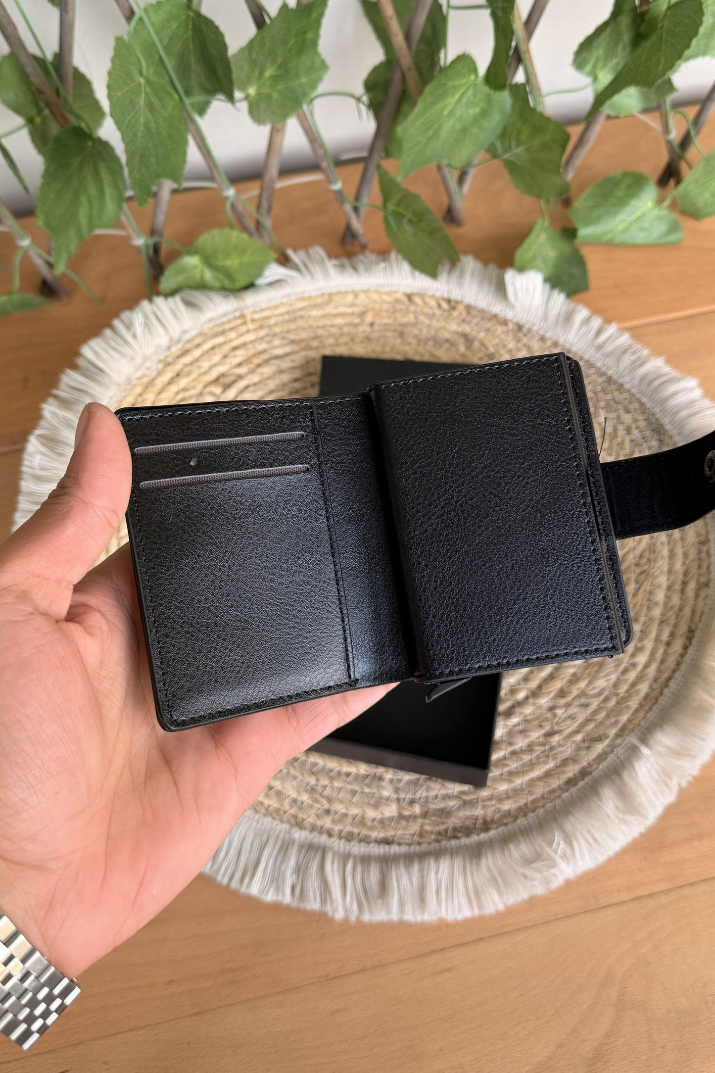 Rolex Black (Wallet + Card Holder)
