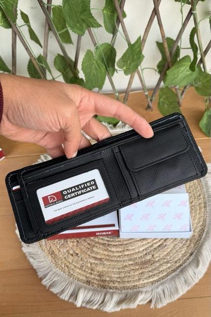 Horse Black Wallet