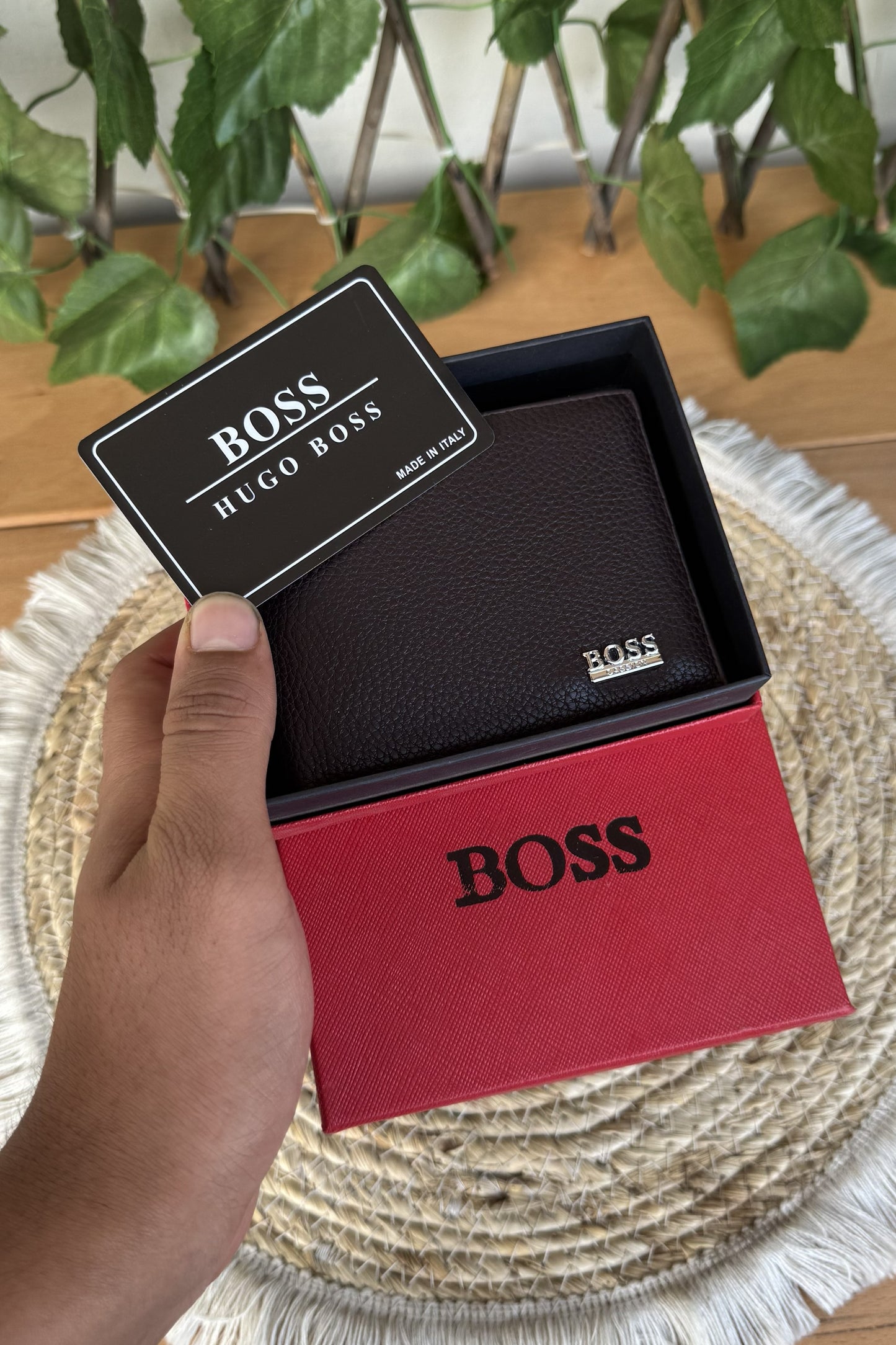 BOSS Brown Wallet