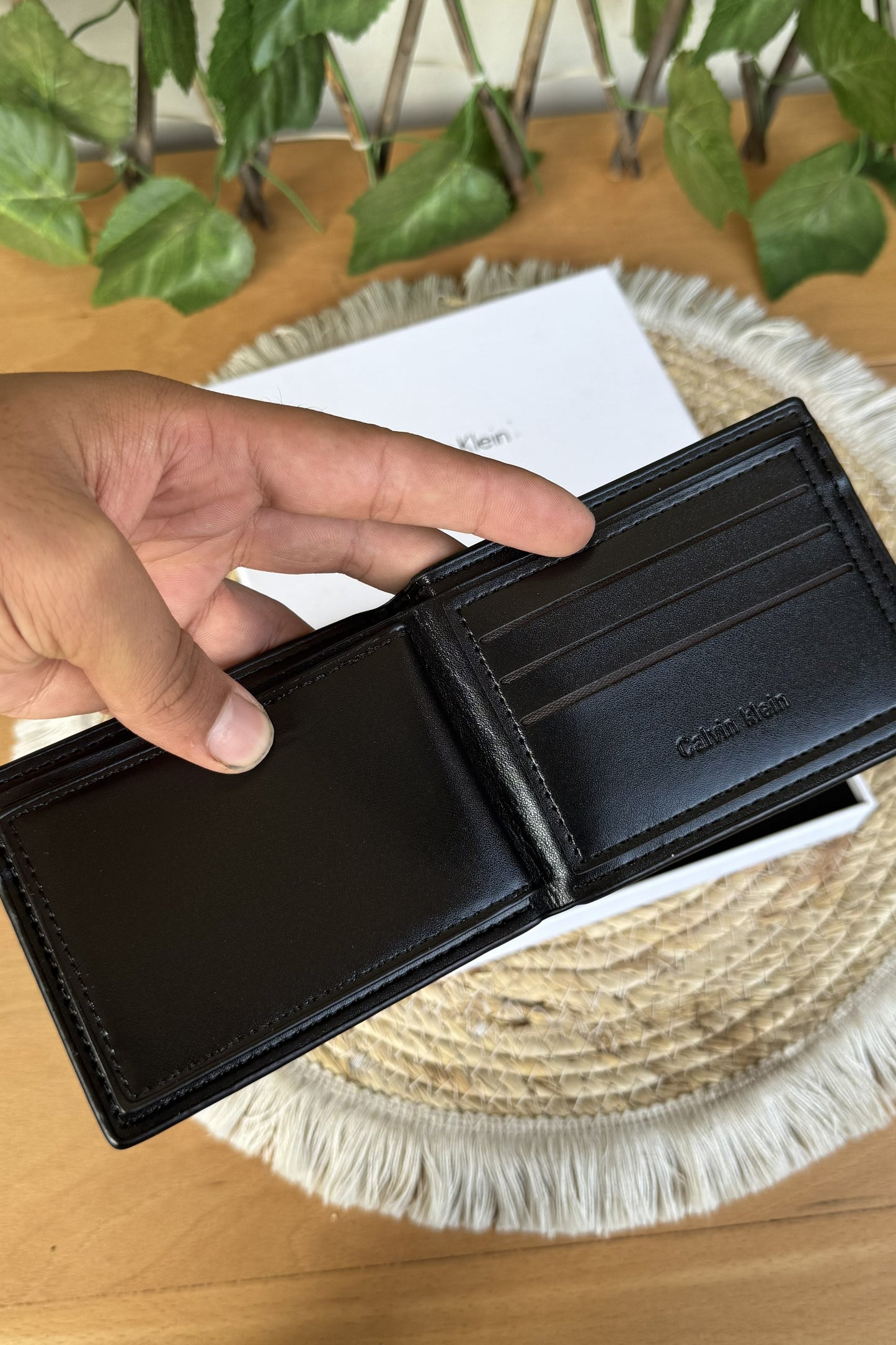 CK Black (Wallet And Keychain)