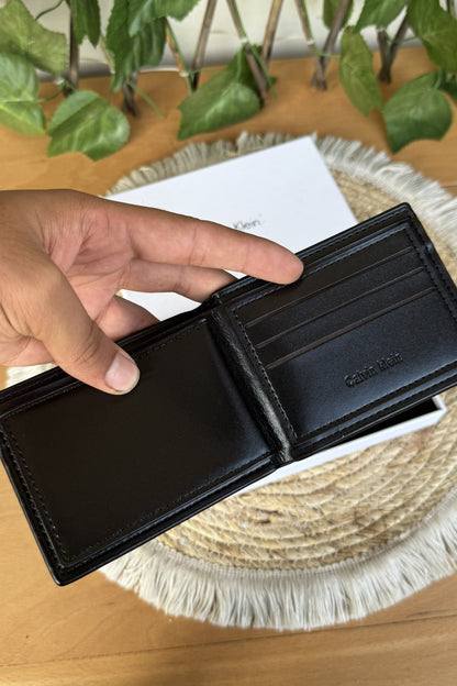 CK Black (Wallet And Keychain)