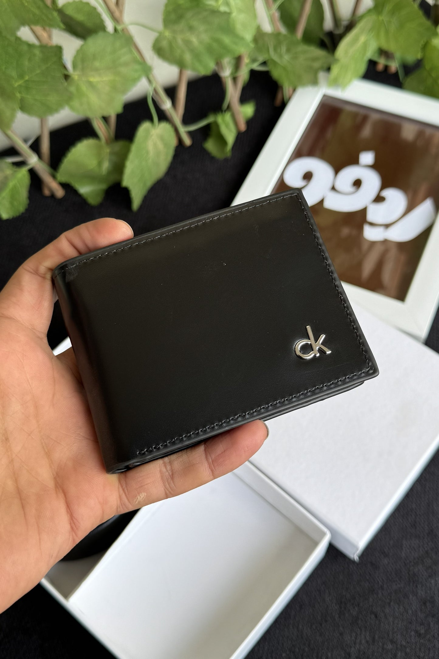 CK Black Set (Wallet + Belt)