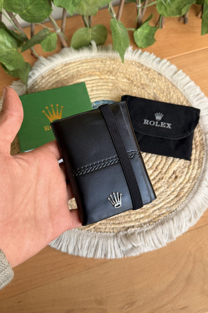 Rolex Black Wallet