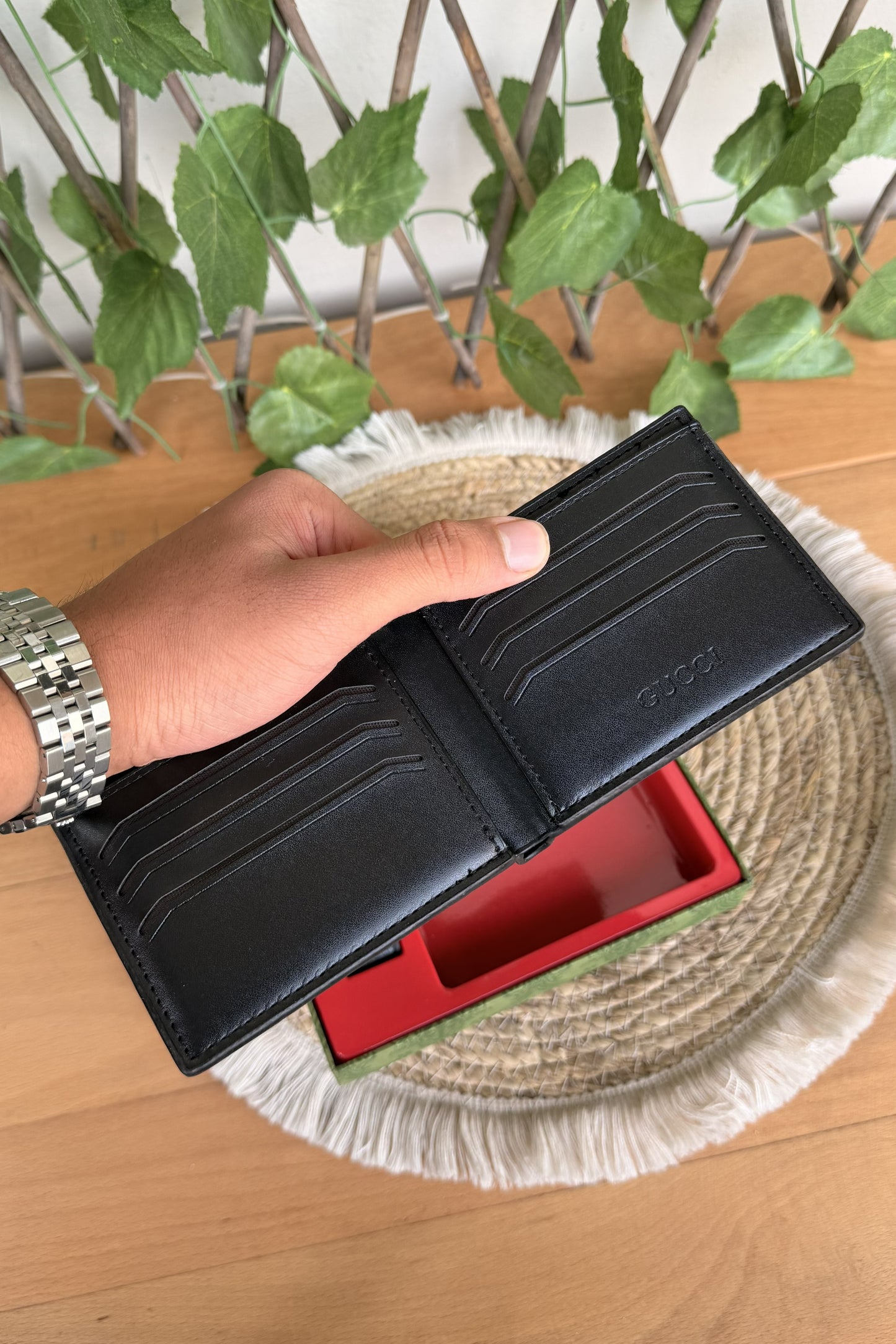 Gucci Black Set (wallet + Card Holder + Key Chain)