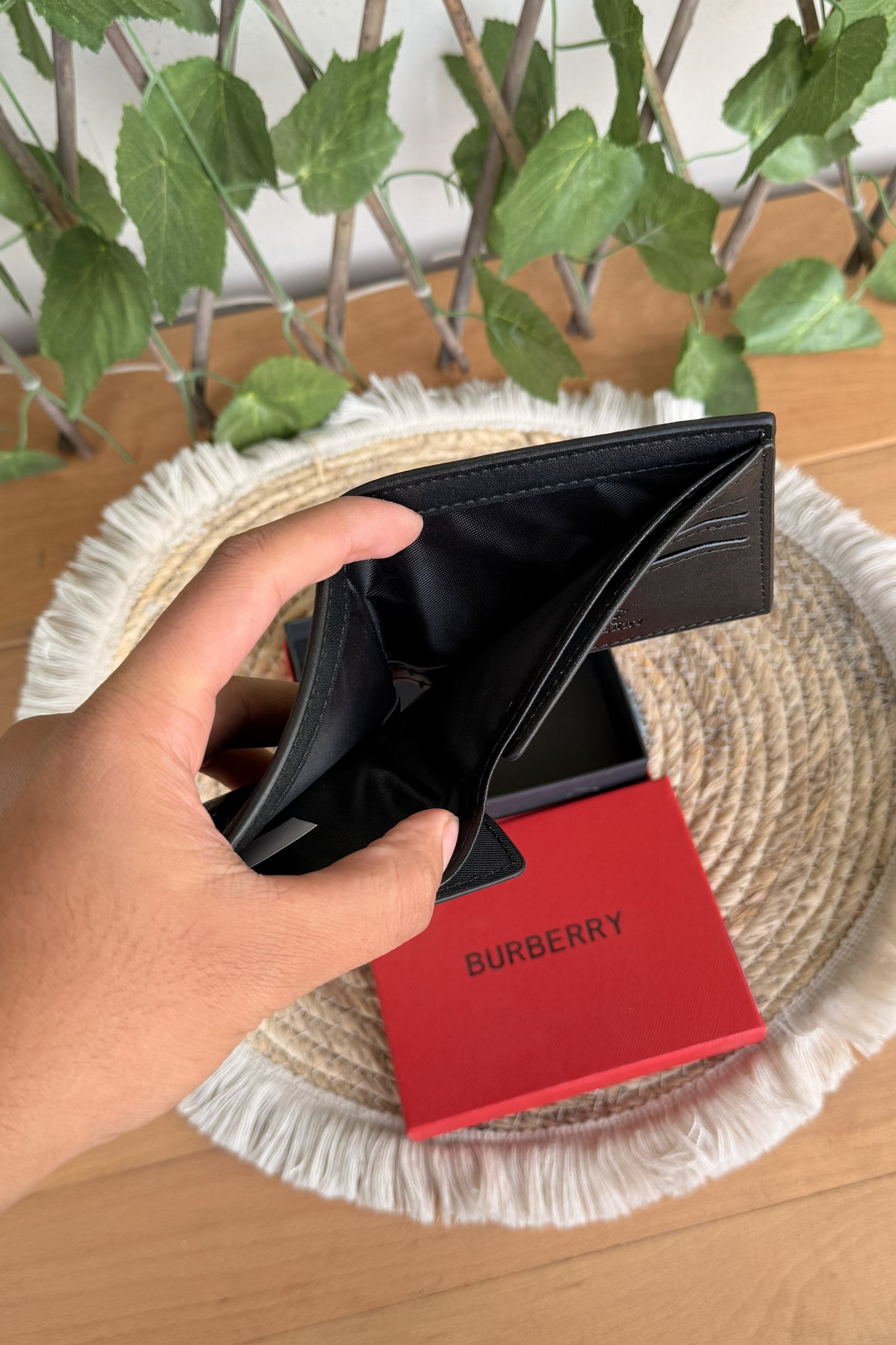 Burberry Black Wallet