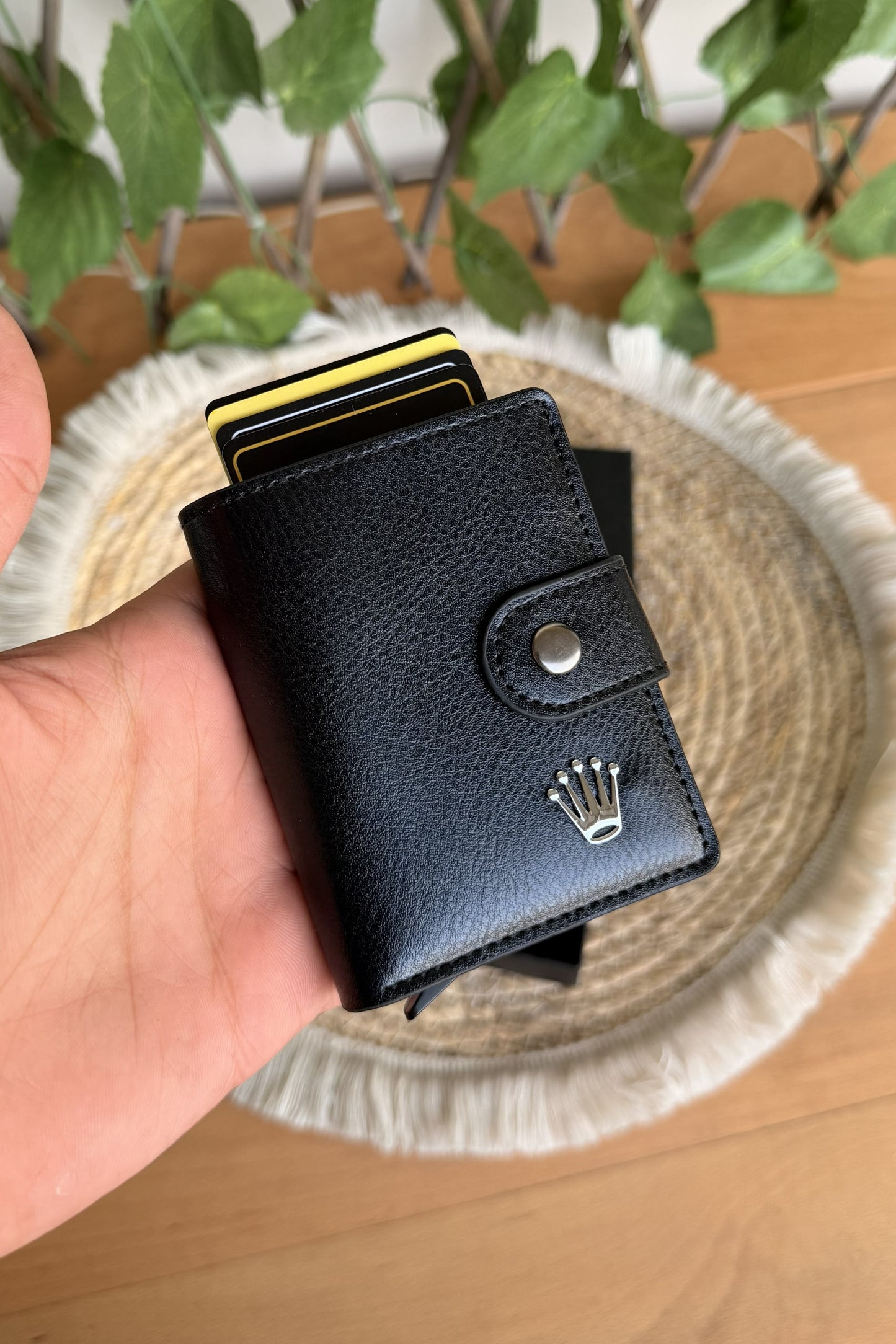 Rolex Black (Wallet + Card Holder)