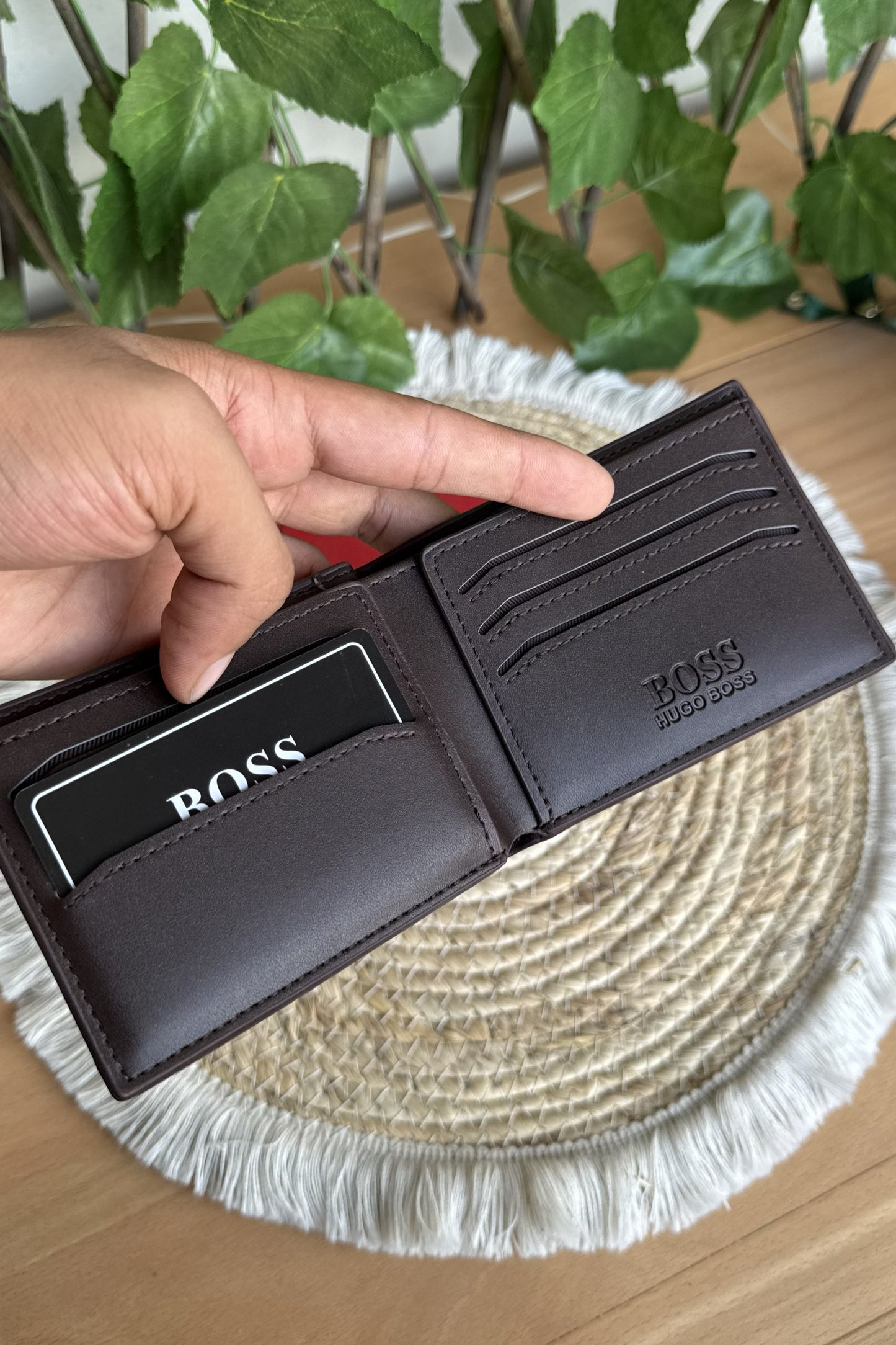 BOSS Brown Wallet